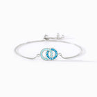 Mother & Daughter Eternal Bond Linking Circles Bracelet