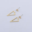 Modern Style Minimalist Triangle Drop Earrings