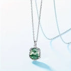 Moss Agate Crystal Necklace