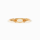 Purest Love Matching Oval Cut Opal Mother & Daughter Ring