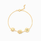 Birth Flowers Bracelet-Meaningful Family Jewelry
