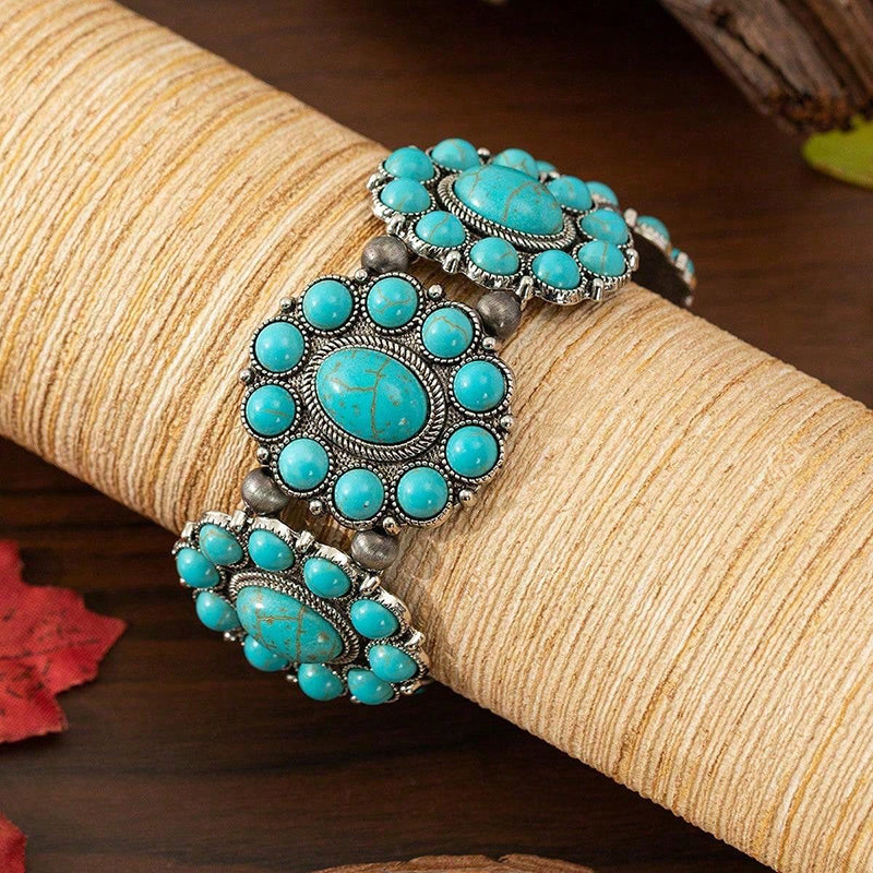 Elegant Vintage Ethnic Turquoise Bracelet