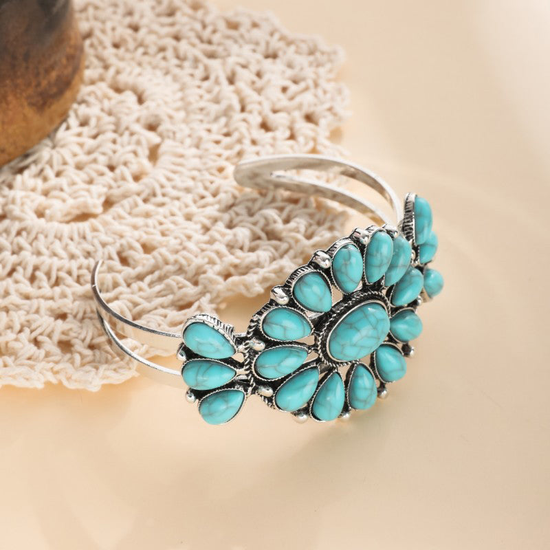 Vintage Bohemian Retro Ethnic Turquoise Bracelet