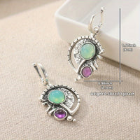 Elegant Bohemian Resin Stone Earrings