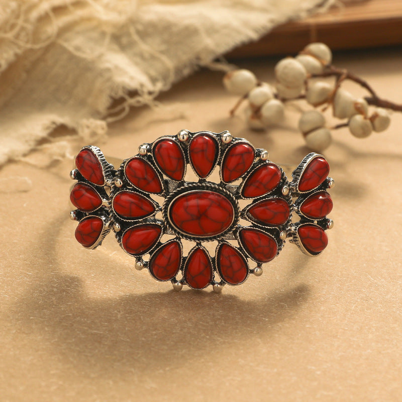 Vintage Bohemian Retro Ethnic Turquoise Bracelet