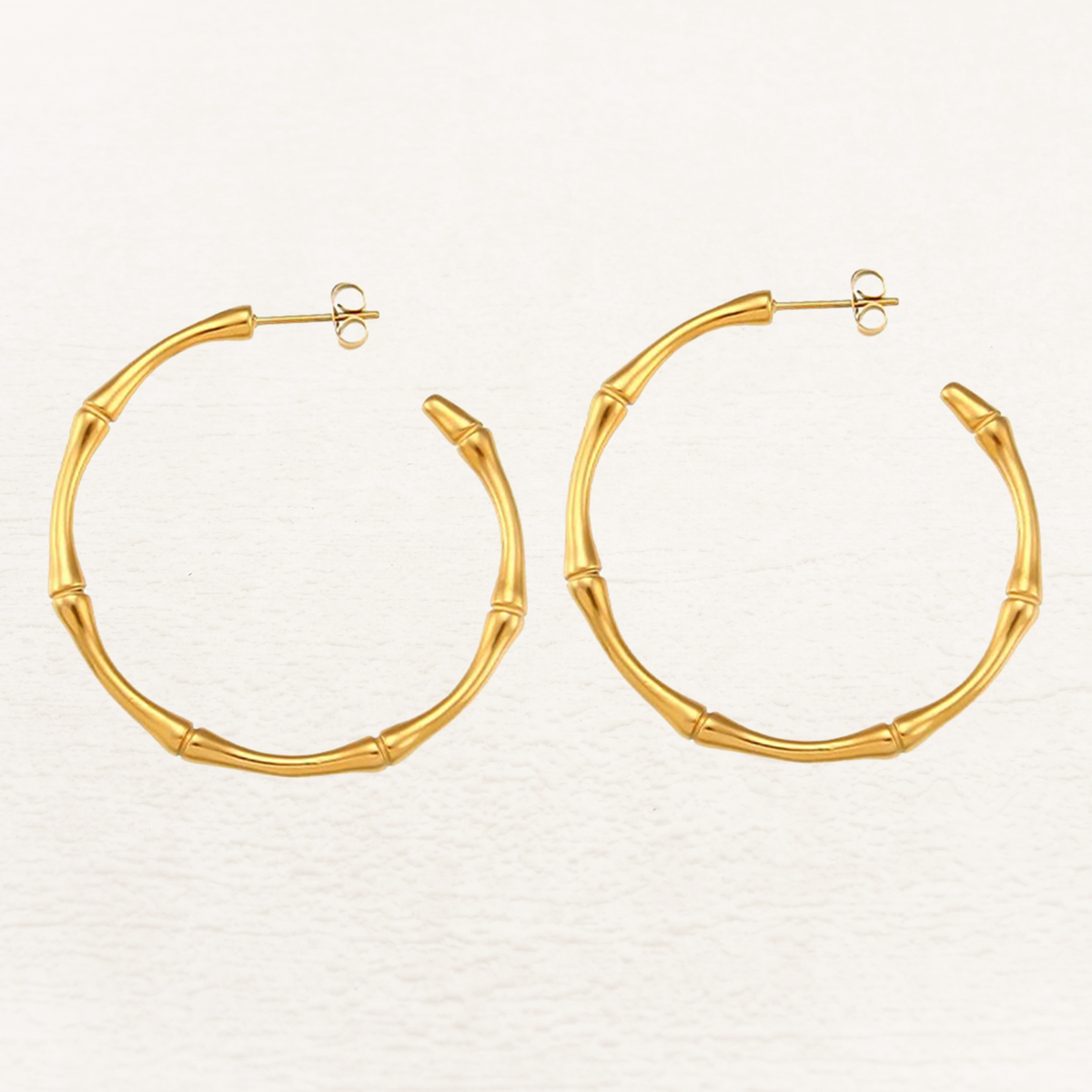 Alice Bamboo Earrings Gold