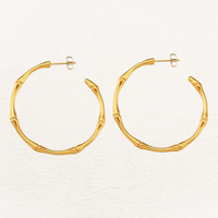 Alice Bamboo Earrings Gold