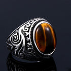 Bohemian Braided Sterling Silver Plated Cuff Ring