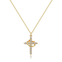 The Eternal Cross & Crown Necklace