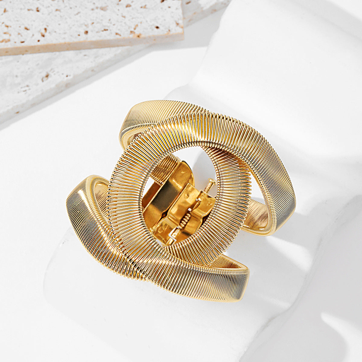 Elegant Dual Golden Bracelet