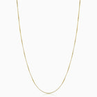 Bodega Box Necklace | White Gold