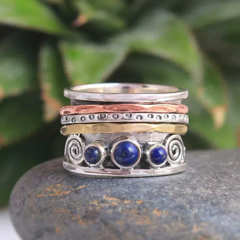 Bohemian Sapphire Meditation Ring