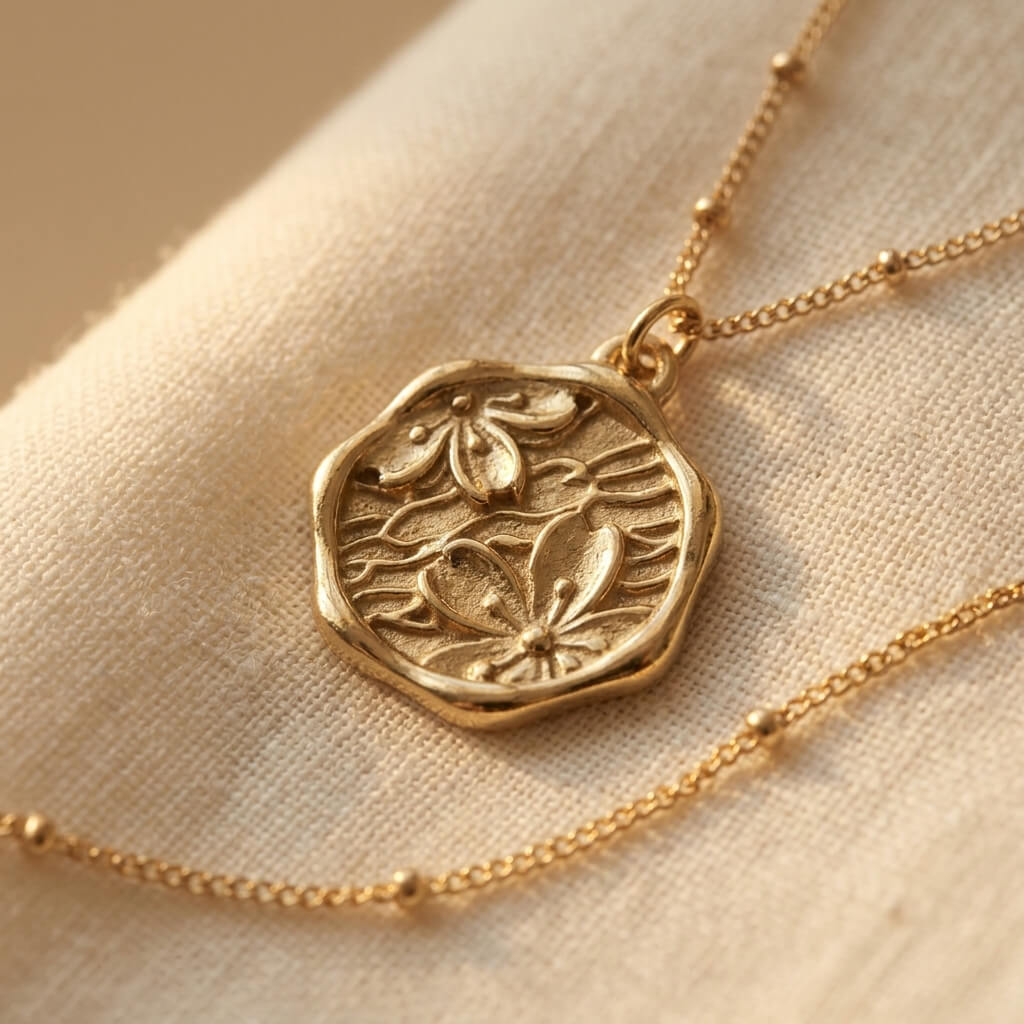 Vintage Flora Medallion