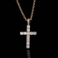 Cross necklace | White Gold