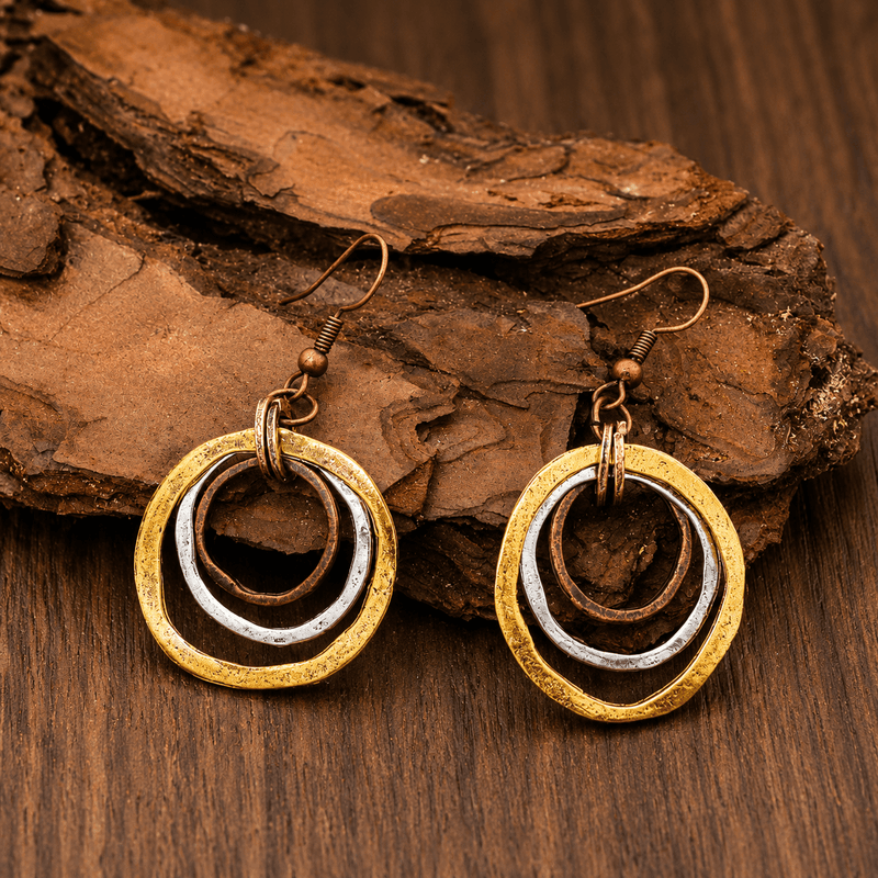 Gold & Silver Vintage Earrings