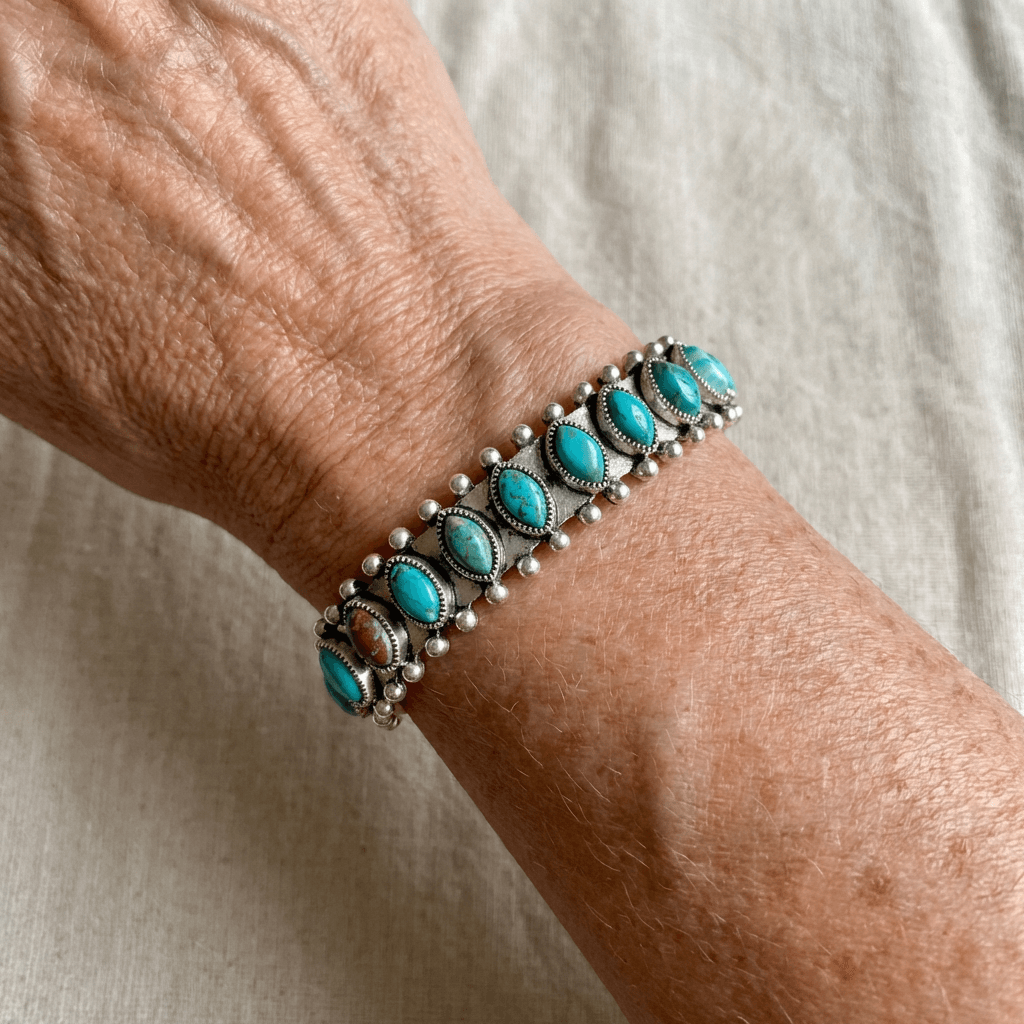 Vintage Turquoise Stone Bracelet