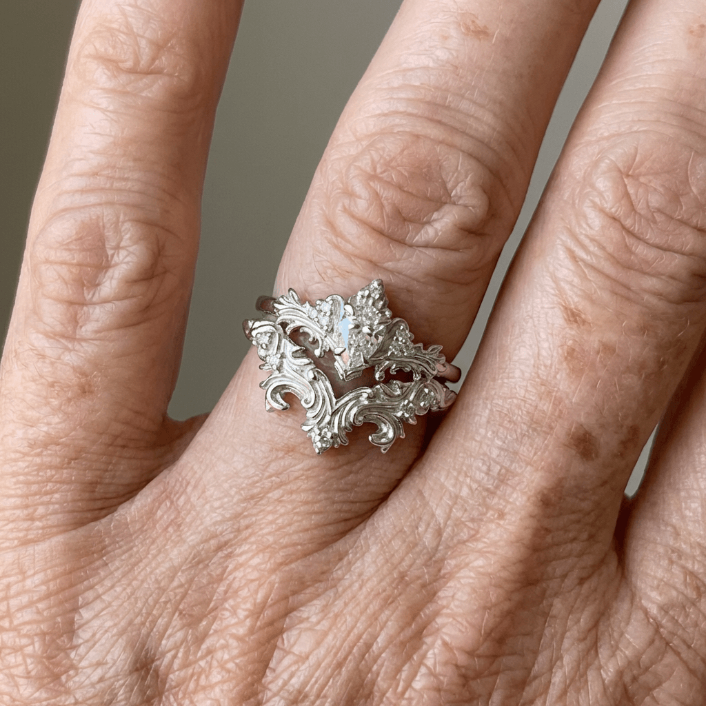 Royal Baroque Tiara Ring