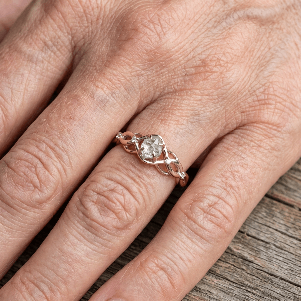 Twisted Vine Crown Ring