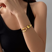 Adjustable Hollow Drop Bracelet