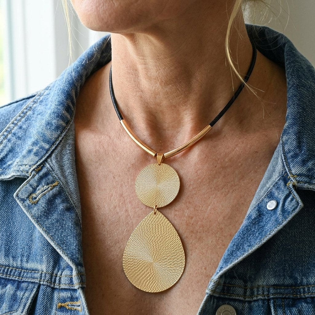 Trendy Versatile European American Pendant Necklace
