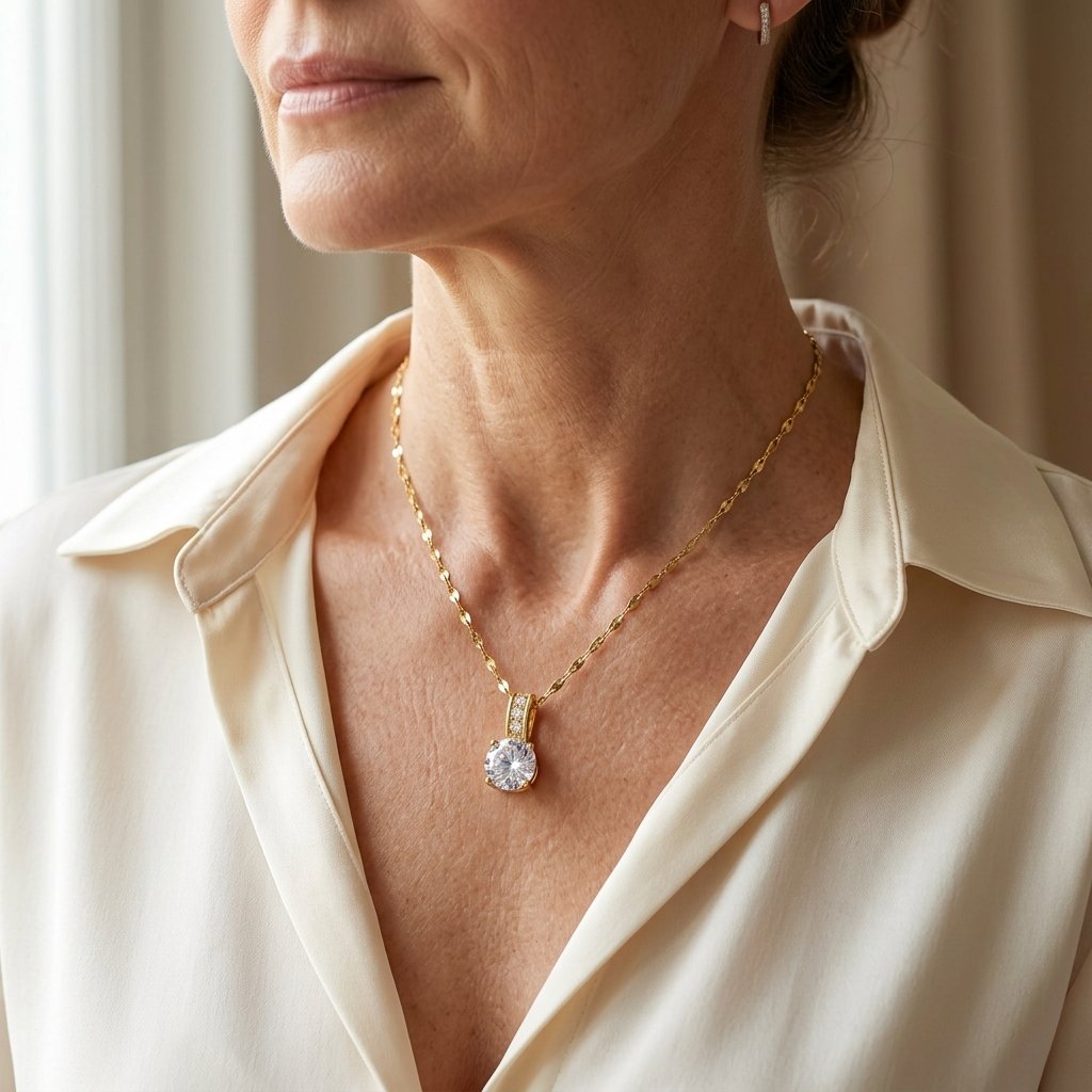Geometric Bar Collar Chain