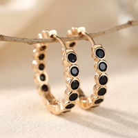 Boho Chic Drop Earrings Cubic Zirconia