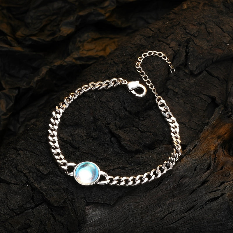 Inner voice moonstone bracelet