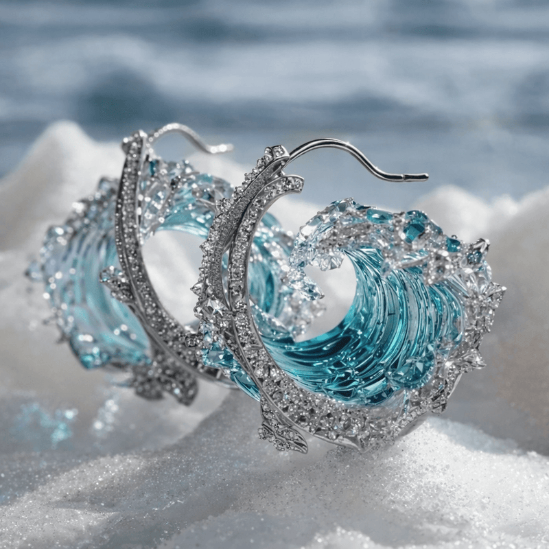 Ocean's Oath Silver Earrings