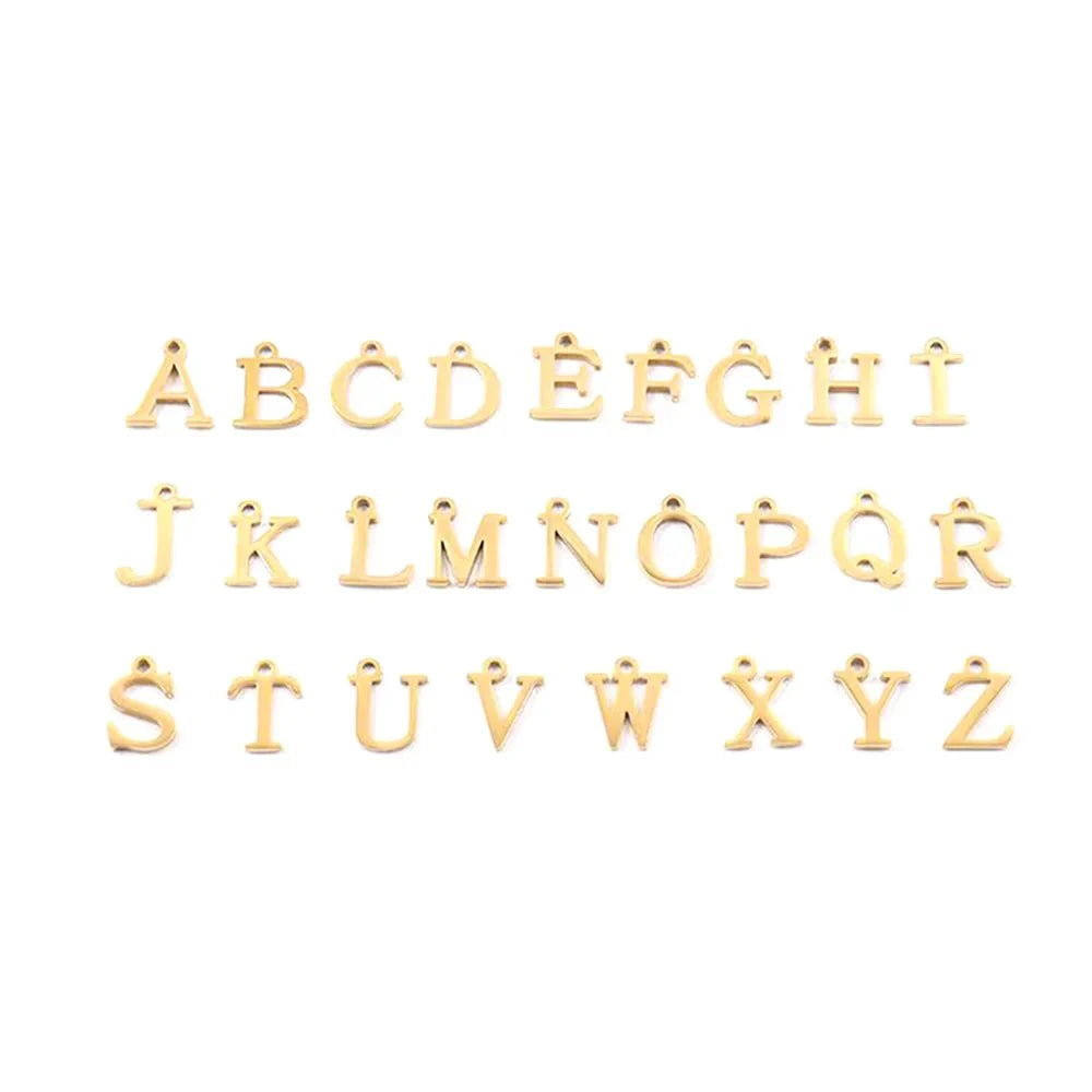 Paperclip Initial Necklace with Circle Toggle Clasp