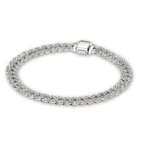 Pave Cuban Bracelet | White Gold