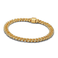 Pave Cuban Bracelet | White Gold
