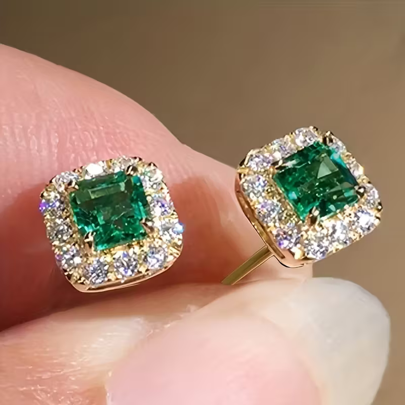 Regal Square Studs