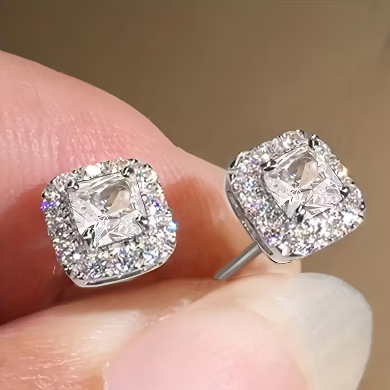 Regal Square Studs