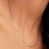 Archen Elegant Chain Necklace | White Gold