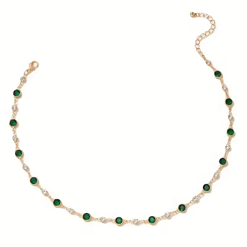 Verdant Dots Necklace