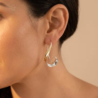 Vintage Dangling Golden Earrings