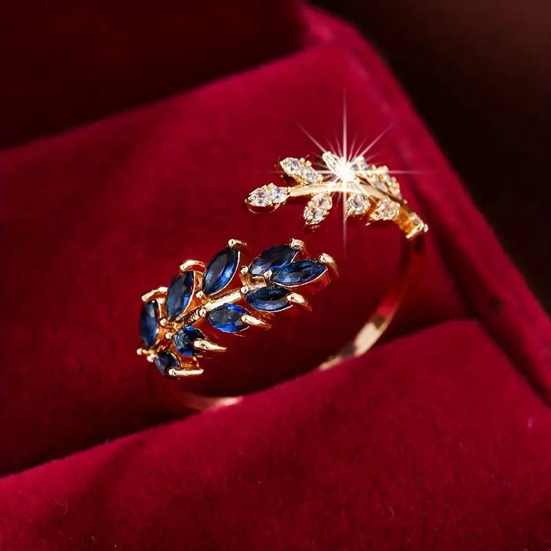 Vivara Saphielle Gold Ring