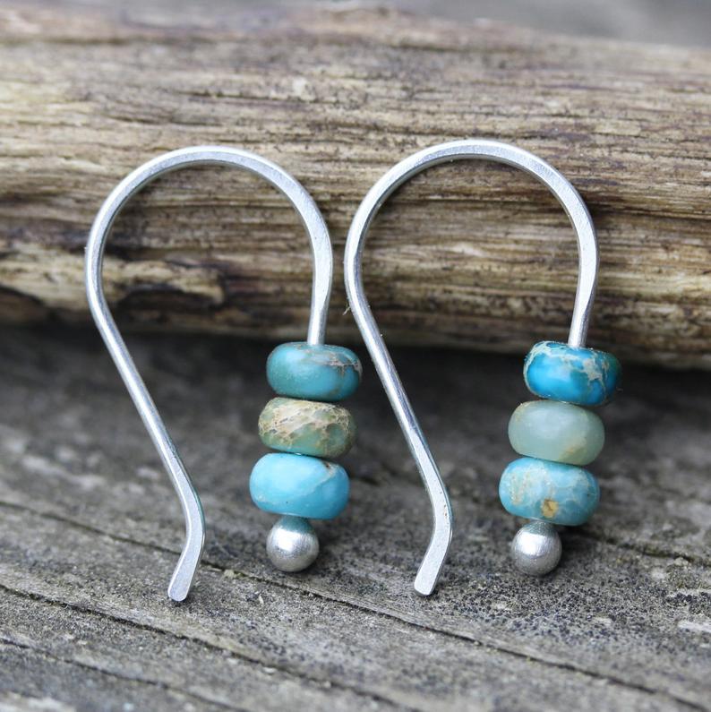 Yuna - Retro Turquoise Earrings