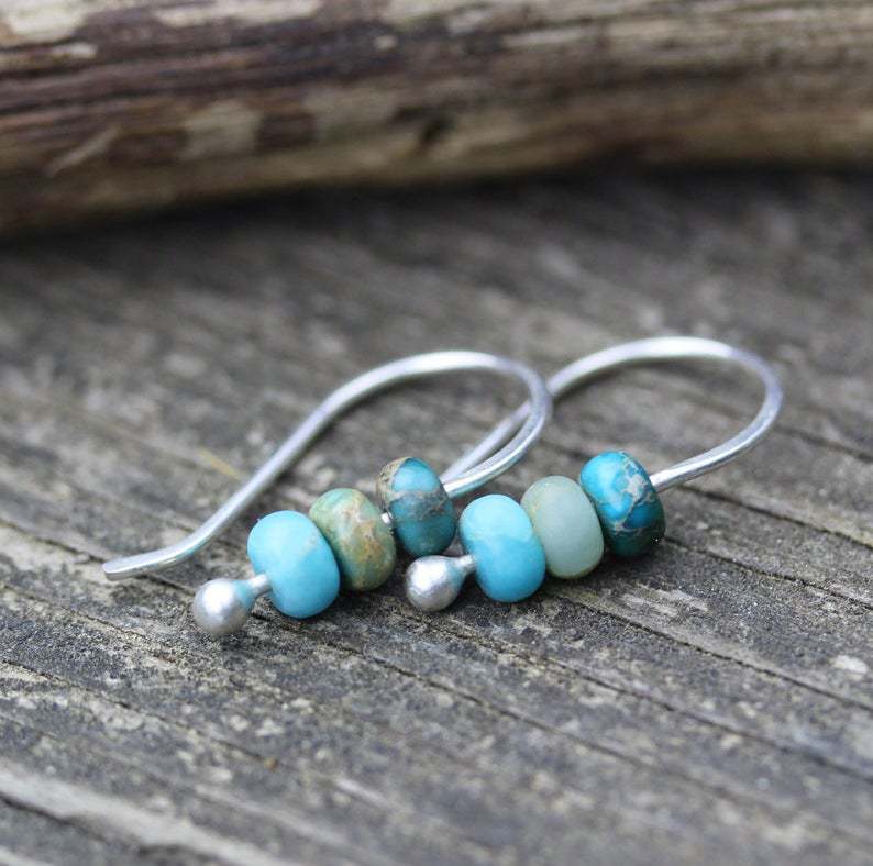 Yuna - Retro Turquoise Earrings